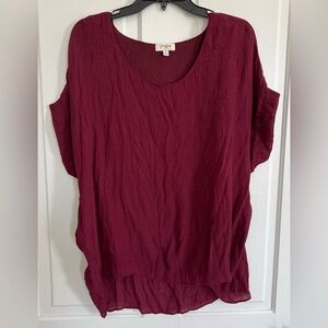 Umgee burgundy top